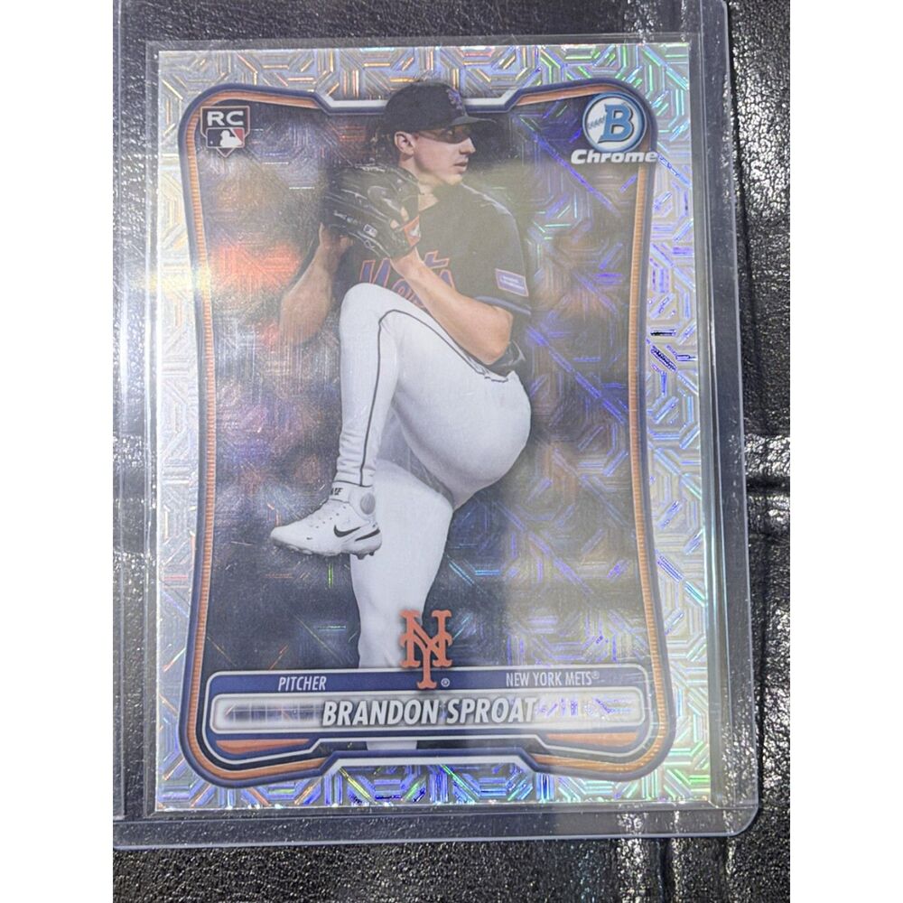 2026 Bowman Chrome Brandon Sproat RC Mojo Refractor #33 New York Mets